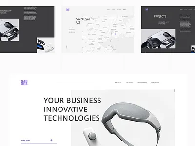 VR Website app desktop minimal minimalism trend ui uiux vr
