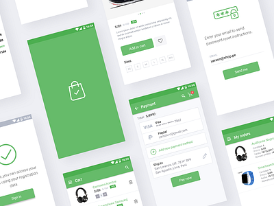 E-commerce UI App for Android android design ecommerce material mobile peru ui ux
