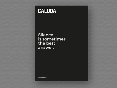 CALUDA - brand design brand branding caluda design graphic design logo logotype studio