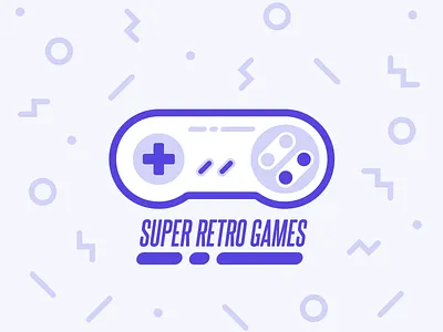 Super Retro Games 8 bit 80s arcade games logo nintendo retro snes video