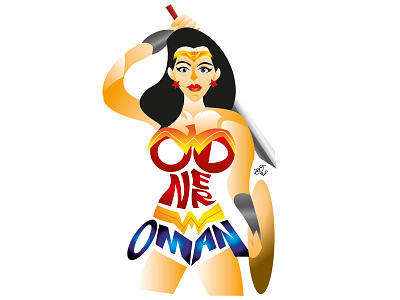 Wonder Woman Typography