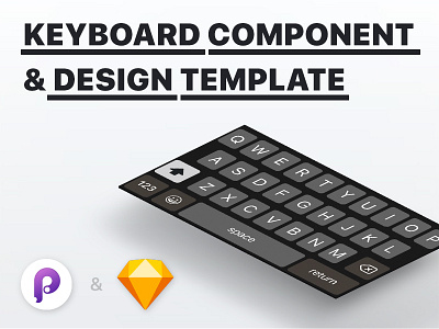 Functional iOS Keyboard Component for Principle app download free freebie ios keyboard principle prototype sketch tuturial ui ux