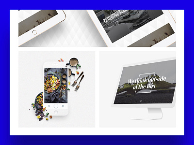 Personal Portfolio Update blue flat freelance landing page laptop minimal portfolio project ui ux webdesign website