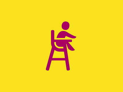 Baby Dinner baby chair dinner dutch government icon icon design