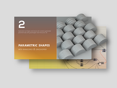 Parametric Shapes design generative graphic graphic design grasshopper parametric product design