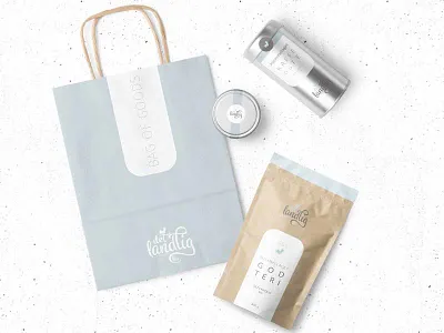 "Det landlig liv" logo design. branding emblem graphicdesign hygge logo logotype provincial rustic sign vintage