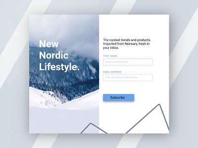 Daily Ui - 001 -Sign Up 100 challenge clean daily daily ui day minimal nordic sign simple ui