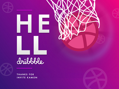 Hello Dribbble ! hellodribbble