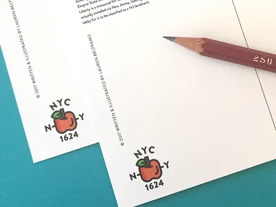 Neue Yawk Details apple fruit icon icon design illustration new york nyc postcard the big apple