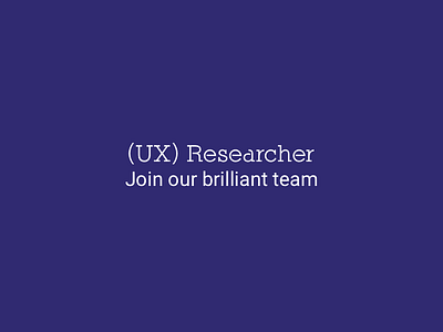 UX Researcher