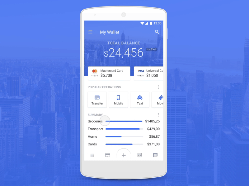 Banking App Signup Animation animation app bank banking concept inspiration interaction money principle signup sketch