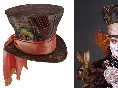 Disney's Alice in Wonderland Mad Hatter alice in wonderland design disney esoteric designs hat justin marazita mad hatter product design real product