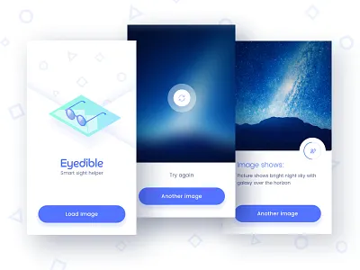 Eyedible app application ios mobile ui ux