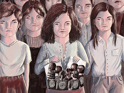 Illustration for Lenny Letter digital illustration drawing editorial illustration pink art