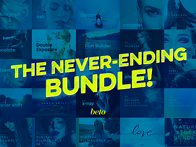 Neb actions bundle font free logo mockup pack presets psd ui ux watercolor