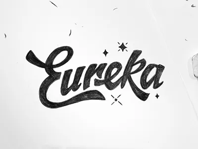Euerka! brush drawing graffiti graphic design lettering letters marker sketch tag type typography
