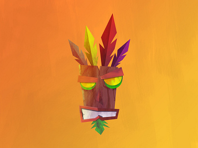 Aku Aku aku aku crash bandicoot games illustration mask playstation ps1