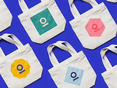 Coming soon branding business card circle color color scheme geometry minimal palette pattern tote bag