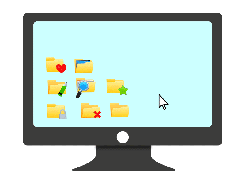 Computer Protect computer motion graphics protect tech virus