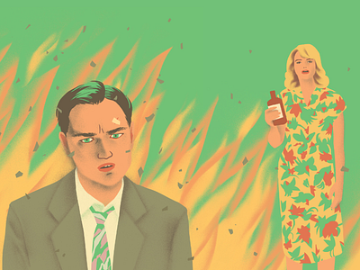 Shutter Island digtal illustration illustration leonardo dicaprio photoshop shutter island