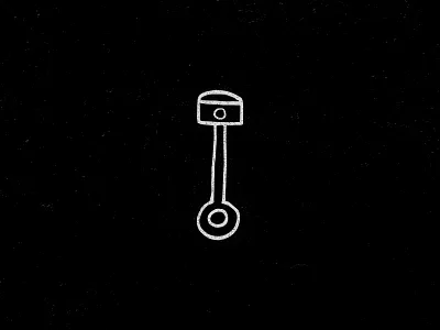 Piston hand drawn hand illustration illustration illustrator pen and paper typography vector vintage