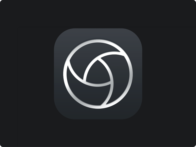 Halide - App Icon aperture app camera halide icon ios silver