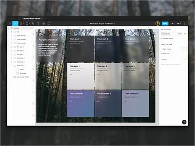 Figma: Fluent Microsoft Acrylic Materials acrylic figma fluent microsoft acrylic materials