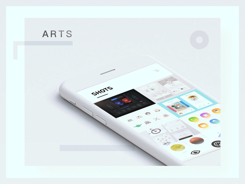 Arts animation app art composing shots