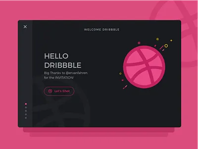 Dribbble First Shot clean debut ui ux web design