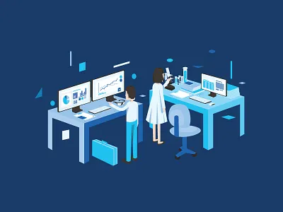 Logic Result illustration isometric vector