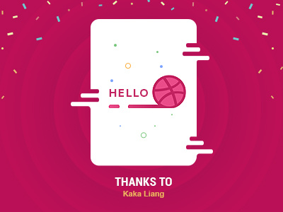 Hello Dribbble dribbble invitation