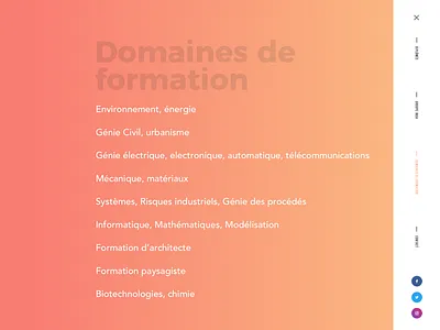 Fullscreen menu fullscreen menu gradient menu nav navigation sketch