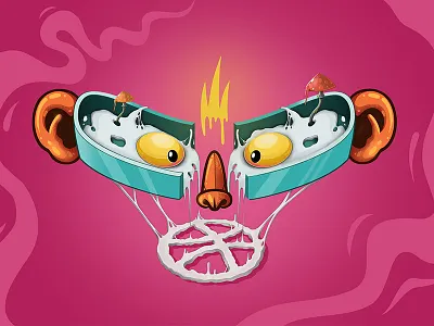 Hello Dribbble! dribbble hello illustration
