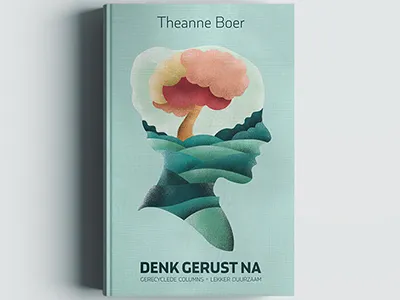 Denk gerust na book cover illustration rest think woman