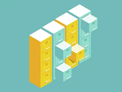 I Still Metric cabinet design file cabinet files illustration isometric office