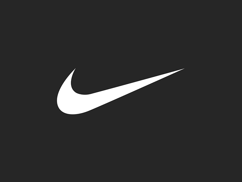 Nike logo animation aftereffects bolt effect fast logo motion nike sport vector