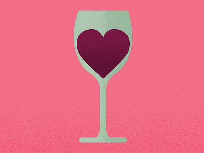 Love Wine drink heart illustration wine wine glass