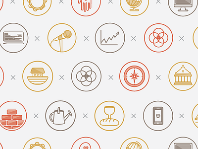 Icons for Saint Peter's Church church icon logo mark