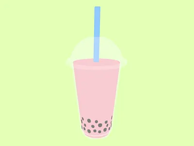 Bubble Tea bubble low lowpoly poly tea
