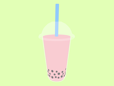 Bubble Tea bubble low lowpoly poly tea