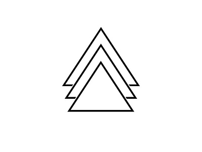 Album Art line tattoo triangles