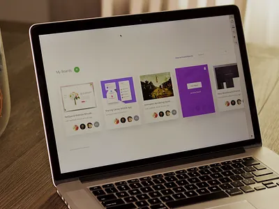 Boards View app application clean design ios ui user interface