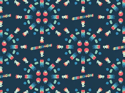 Kaleidoscope pattern branding brixton ilustration kaleidoscope london tedx