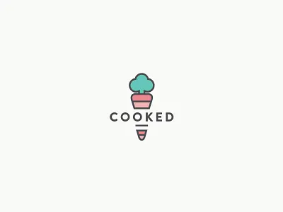 Logo Variation brand carrot chicago food health logo love pastel word mark