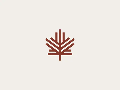 Maple Leaf icon leaf line logo maple leaf mark minimal minimalist nature