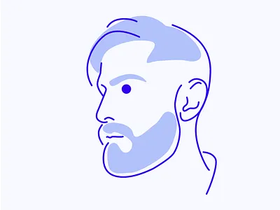 Team member portrait of a design company branding designer face illustration minimalism portrait team vector web