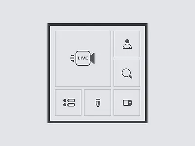 Live icon live live icon video video icon video live video live icon
