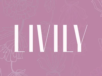Livily Logotype lingerie logo type women