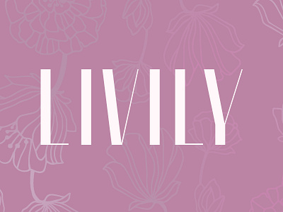 Livily Logotype lingerie logo type women