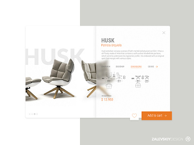 Online store designer's furniture design furniture ui ux web